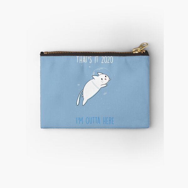 Item preview, That’s It 2020, I’m Outta Here ( baby blue ) designed and sold by Think-Kitten.