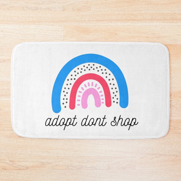 Item preview, adopt dont shop rainbow designed and sold by Identity Club Co.