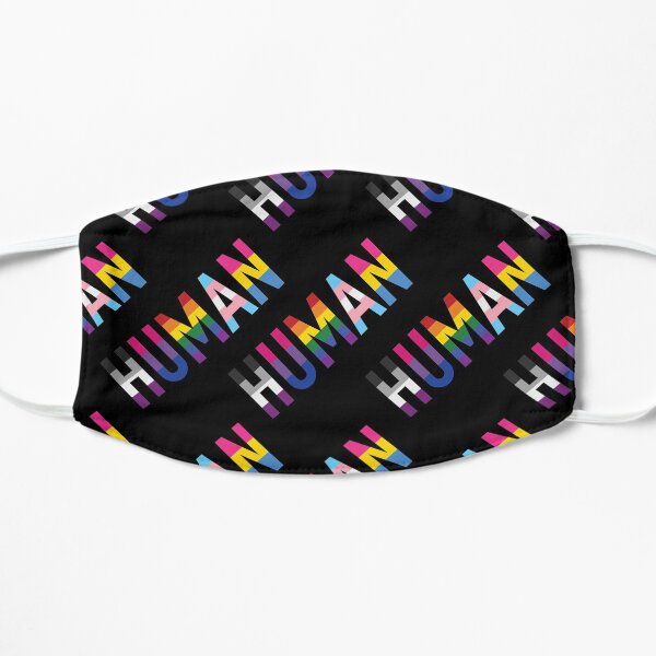 Humain, divers drapeaux queer 1_Pattern Masque sans plis