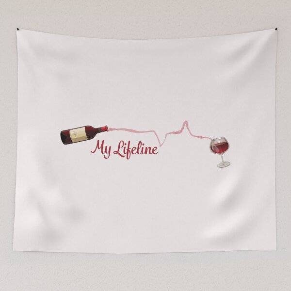 Item preview, My Lifeline wine designed and sold by JAZTshirt.