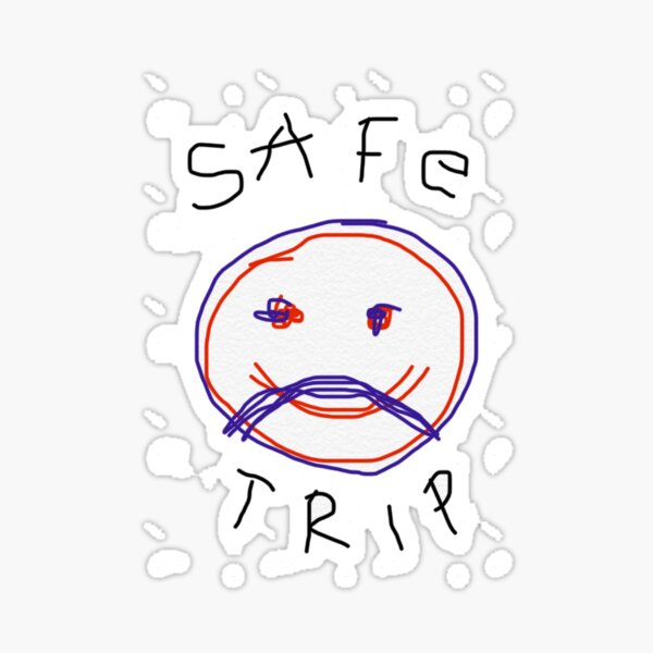 safe trip sticker