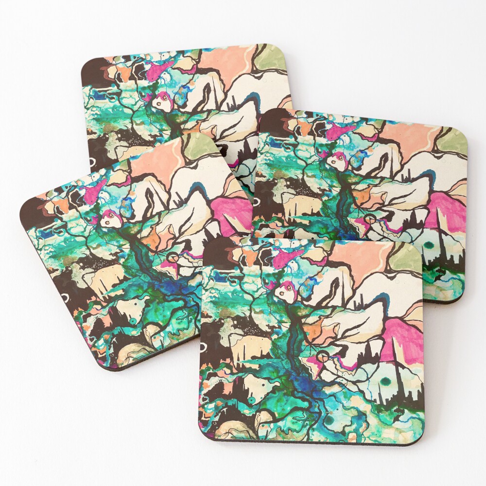 Item preview, Coasters (Set of 4) designed and sold by BROOKLUDY.
