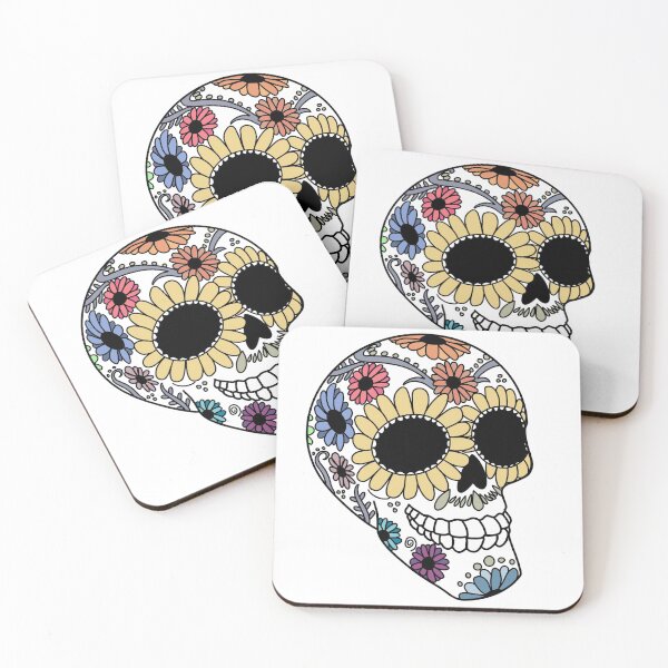 Item preview, Sunflower Skull designed and sold by Sunflower Calavera.