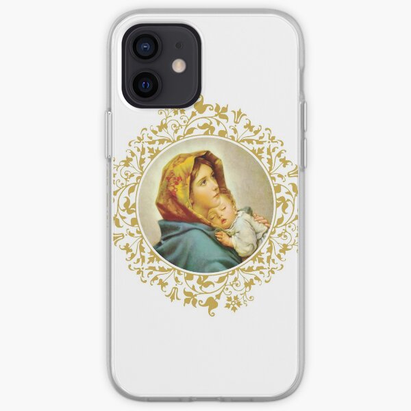 Virgin Mary with Jesus Child iPhone Soft Case