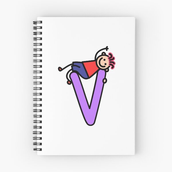 Item preview, Letter V for Boys alphabet Kids Colorful Cartoon Character designed and sold by funwithletters.