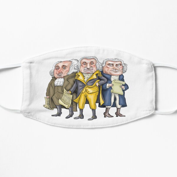 Founding Fathers | By Graeme MacKay Flat Mask