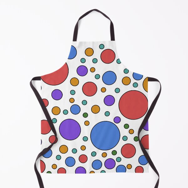 Item preview, multicolored pop art polka dots designed and sold by pauloneill-art.