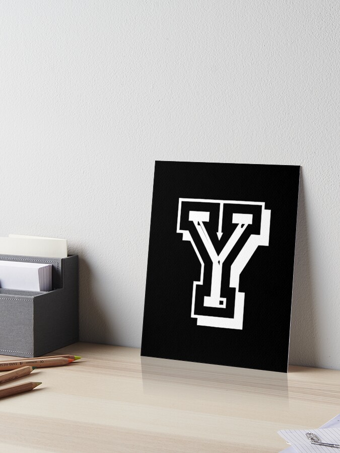 Y letter college font USA' Sticker