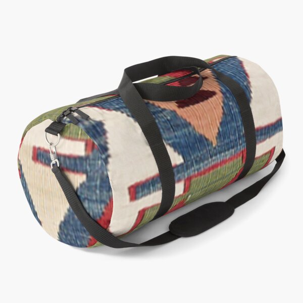 Item preview, Red Diamond Arrow Konya // 19th Century Authentic Colorful Blue Green Cowboy Accent Pattern designed and sold by vintagepatterns.