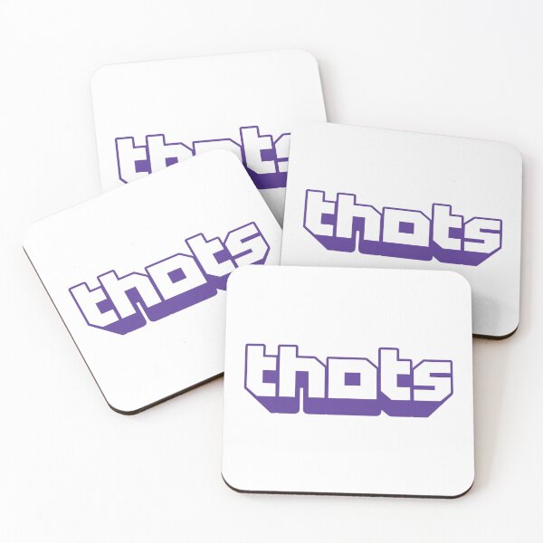 Item preview, Thots Website Logo Parody designed and sold by YabYumShop.