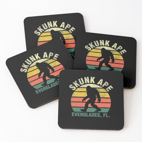 Item preview, Vintage Retro Skunk Ape Florida Everglades Bigfoot Design designed and sold by SpookshowDesign.