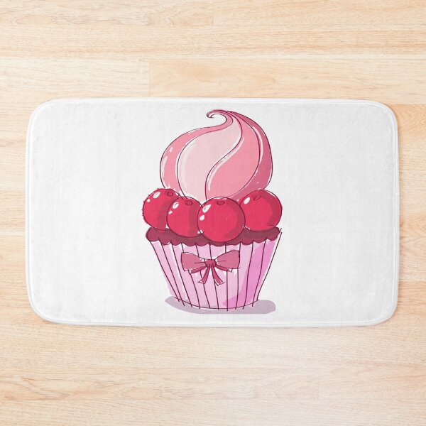 Item preview, cherry topped cupcake designed and sold by thecakeseries.