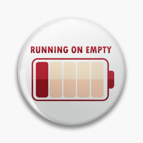 Item preview, Running on Empty (Red Edition) designed and sold by SarcasticWords.