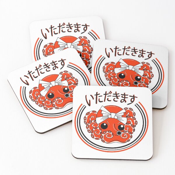 Item preview, Itadakimasu Sushi Octopus  designed and sold by MadJamesDesigns.