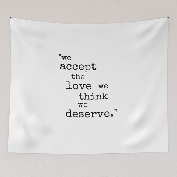 Item preview, The Perks of Being a Wallflower Deep Quote designed and sold by bubblytank.