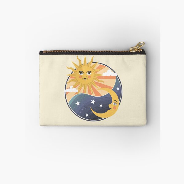 Artikelvorschau, Retro Sonne gegen Mond Tag gegen Nacht Yin und Yang entworfen und verkauft von kbircham.
