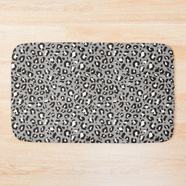 Item preview, Medium Gray Leopard Print with Black and White Spots designed and sold by Bumblefuzzies.