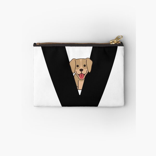 Item preview, Personalized Dog Initial V designed and sold by TheFamilyVan.