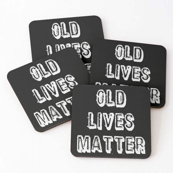 Item preview, OLD LIVES MATTER MASK designed and sold by JACQUELINE MCKENZIE.