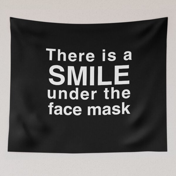 Item preview, There is a smile under the face mask designed and sold by PG Illustration.