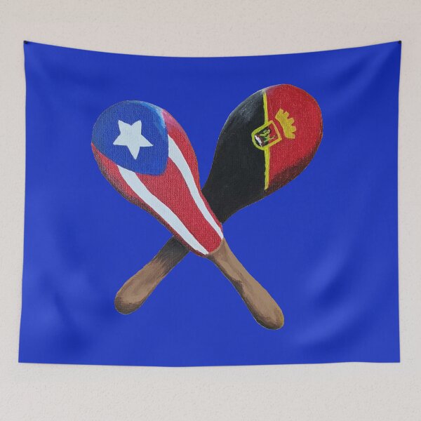 Item preview, Maracas Poncena Blue designed and sold by Art-y-Son.