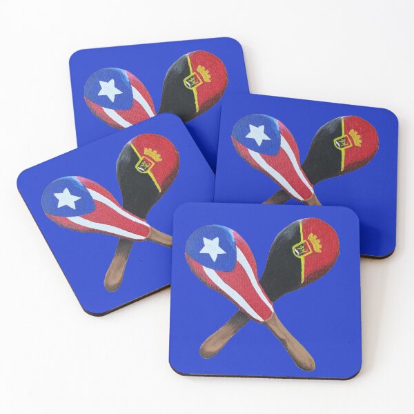 Item preview, Maracas Poncena Blue designed and sold by Art-y-Son.