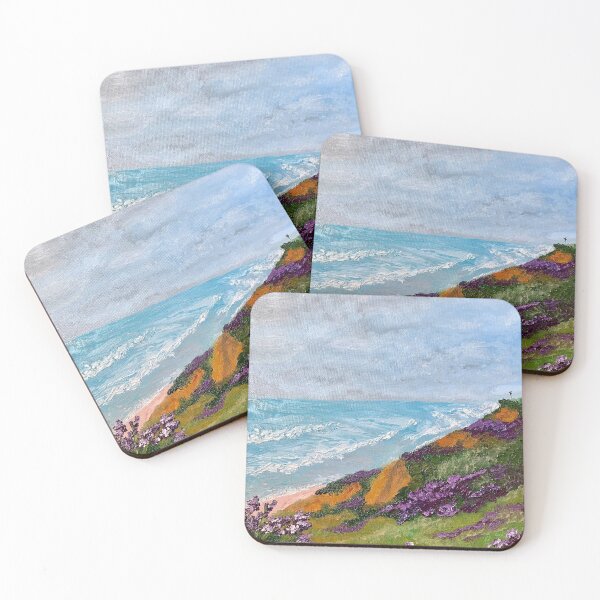 Item preview, Seaside in Violet Blooms designed and sold by gracebru.