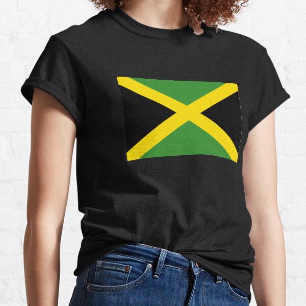 Jamaika jamaikanisch Flagge Fahne Raggae Classic T-Shirt