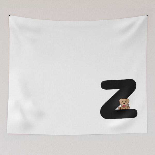 Item preview, Personalized Dog Initial Z designed and sold by TheFamilyVan.