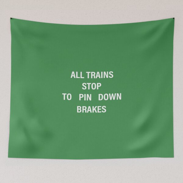 Item preview, PIN DOWN BRAKES text only designed and sold by andrewgyne.