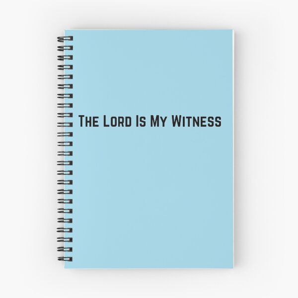 Item preview, The Lord Is My Witness (Black) designed and sold by OneCherubim.