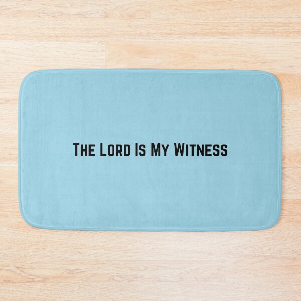 Item preview, The Lord Is My Witness (Black) designed and sold by OneCherubim.