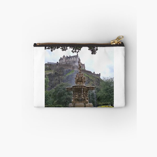 Item preview, Fountain and Edinburgh castle designed and sold by chiarraigrrl.