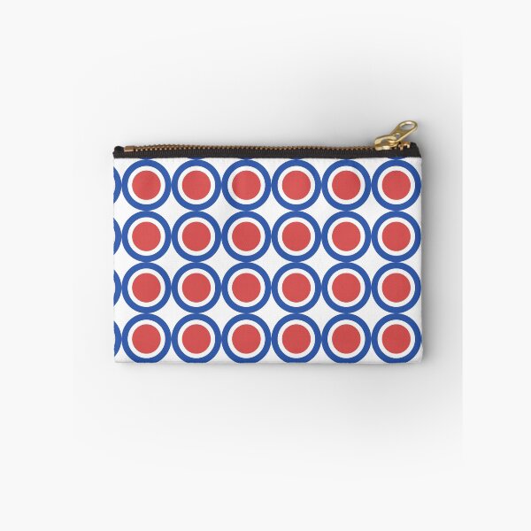 Item preview, geometric red and blue pattern designed and sold by pauloneill-art.