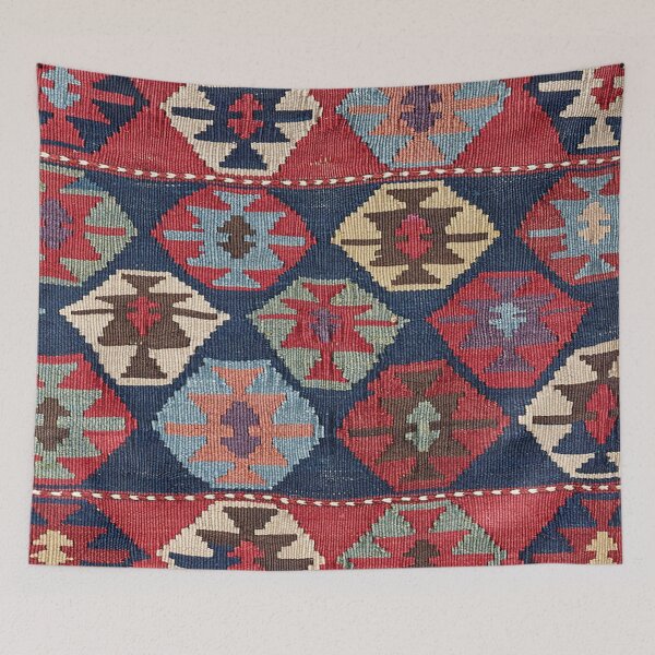 Item preview, Southwestern Diamond // 19th Century Colorful Ornate Accent Pattern designed and sold by vintagepatterns.