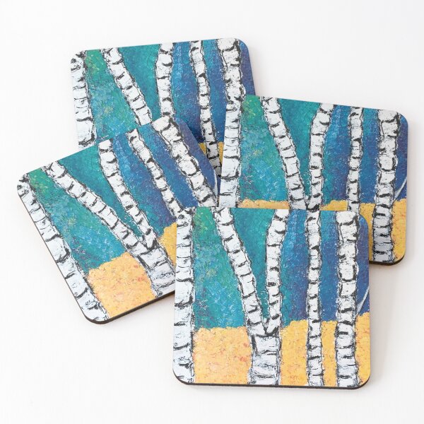 Item preview, Blue Rainblow Aspen designed and sold by AmcalmArtisty.