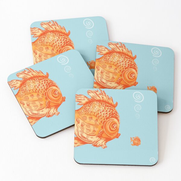 Item preview, Goldfish eating goldfish designed and sold by TrondBecker.