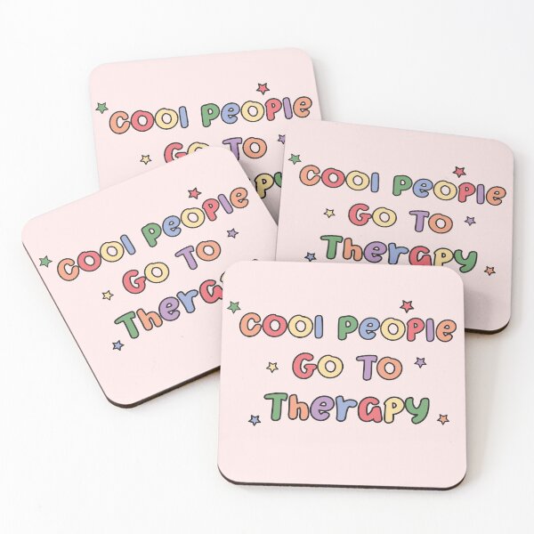 Item preview, Cool People Go To Therapy Mental Health Awareness Self Love designed and sold by JessieJune.