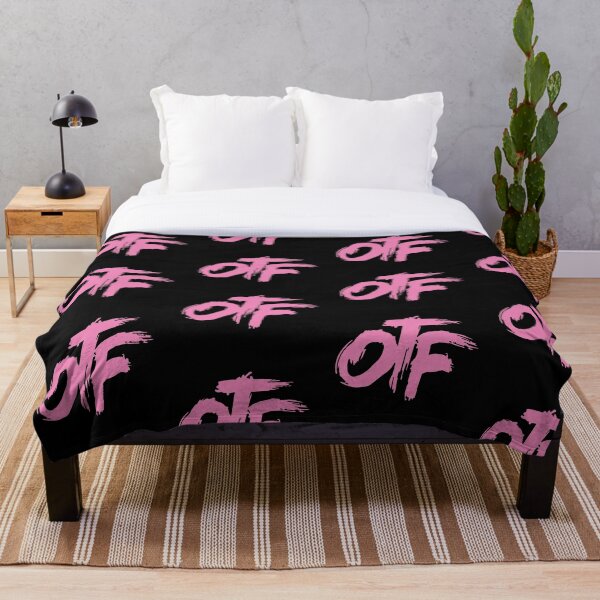 OTF pink Throw Blanket