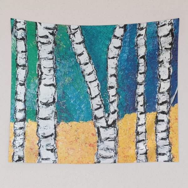 Item preview, Blue Rainblow Aspen designed and sold by AmcalmArtisty.