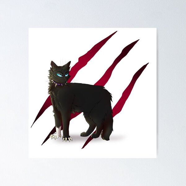 Warrior Cats Villain Scourge Postcard by NRArtGraph