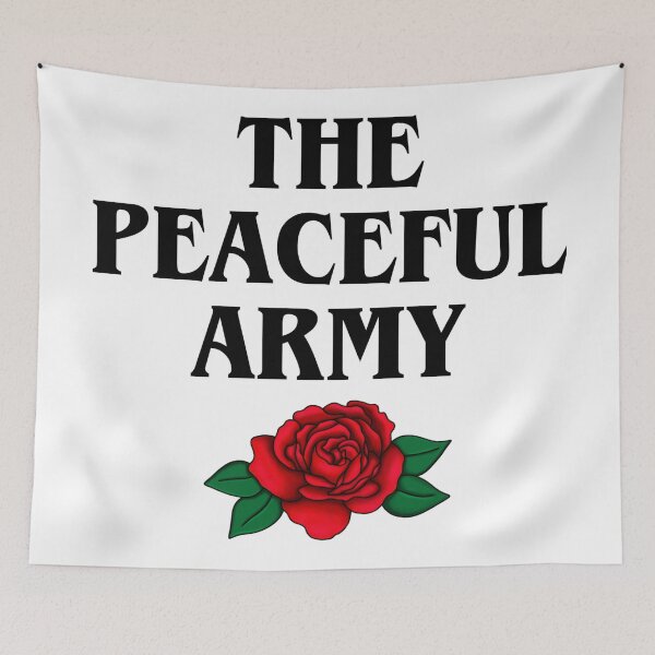 Item preview, The Peaceful Army // Black designed and sold by velvetearth.