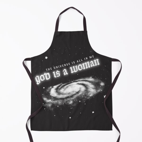 Item preview, "god is a woman" b&w galaxy designed and sold by thewayitshine.