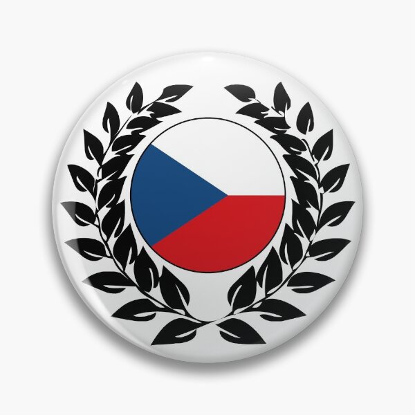 Item preview, Czech Republic Czech flag laurel wreath designed and sold by GeogDesigns.