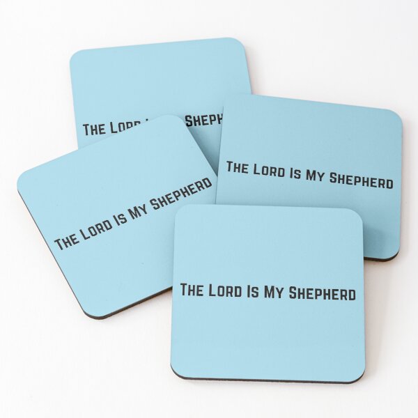 Item preview, The Lord Is My Shepherd (Black) designed and sold by OneCherubim.