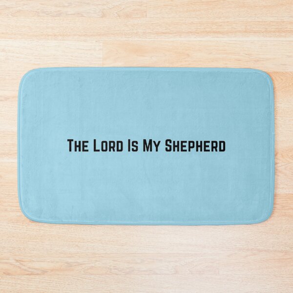 Item preview, The Lord Is My Shepherd (Black) designed and sold by OneCherubim.