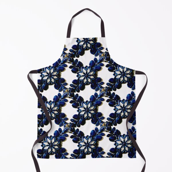 Item preview, Much more than a blue flower tile designed and sold by Madalena Lobao-Tello.