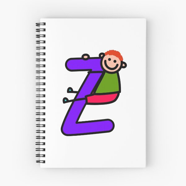 Item preview, Letter Z for Boys alphabet Kids Colorful Cartoon Character designed and sold by funwithletters.