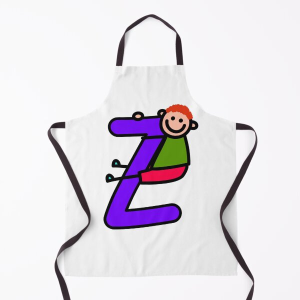 Item preview, Letter Z for Boys alphabet Kids Colorful Cartoon Character designed and sold by funwithletters.