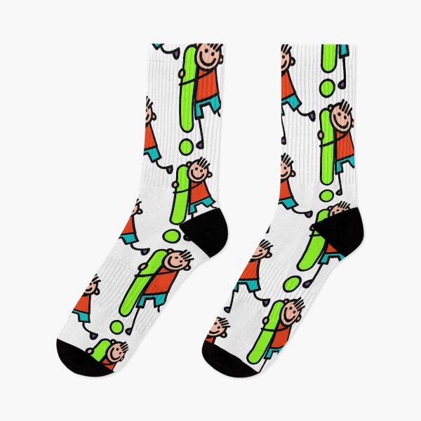 Item preview, Letter Exclamation Mark for Boys alphabet Kids Colorful Cartoon Character designed and sold by funwithletters.